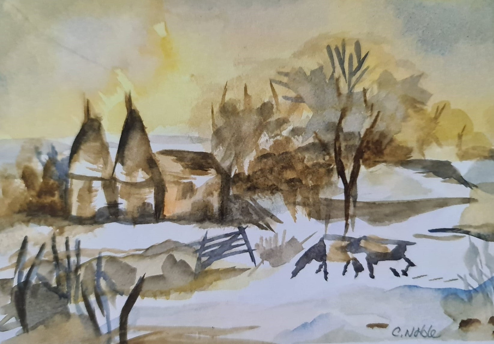 Winter Scene - Limited Edition Giclee Print