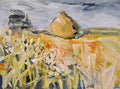 Haystacks - Original Acrylic Painting